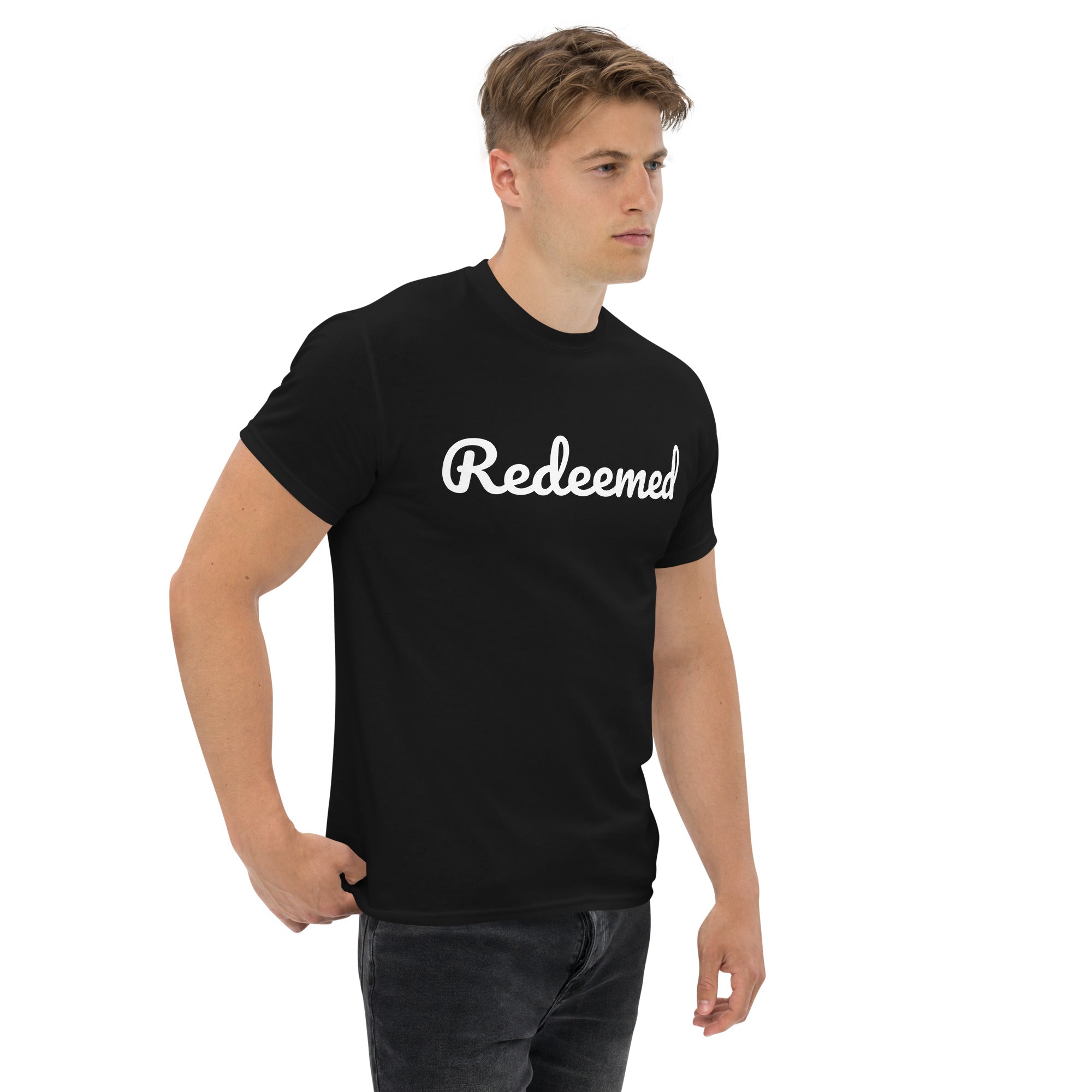 Redeemed - Unisex classic tee - Christian Apparel by BASR Clothing