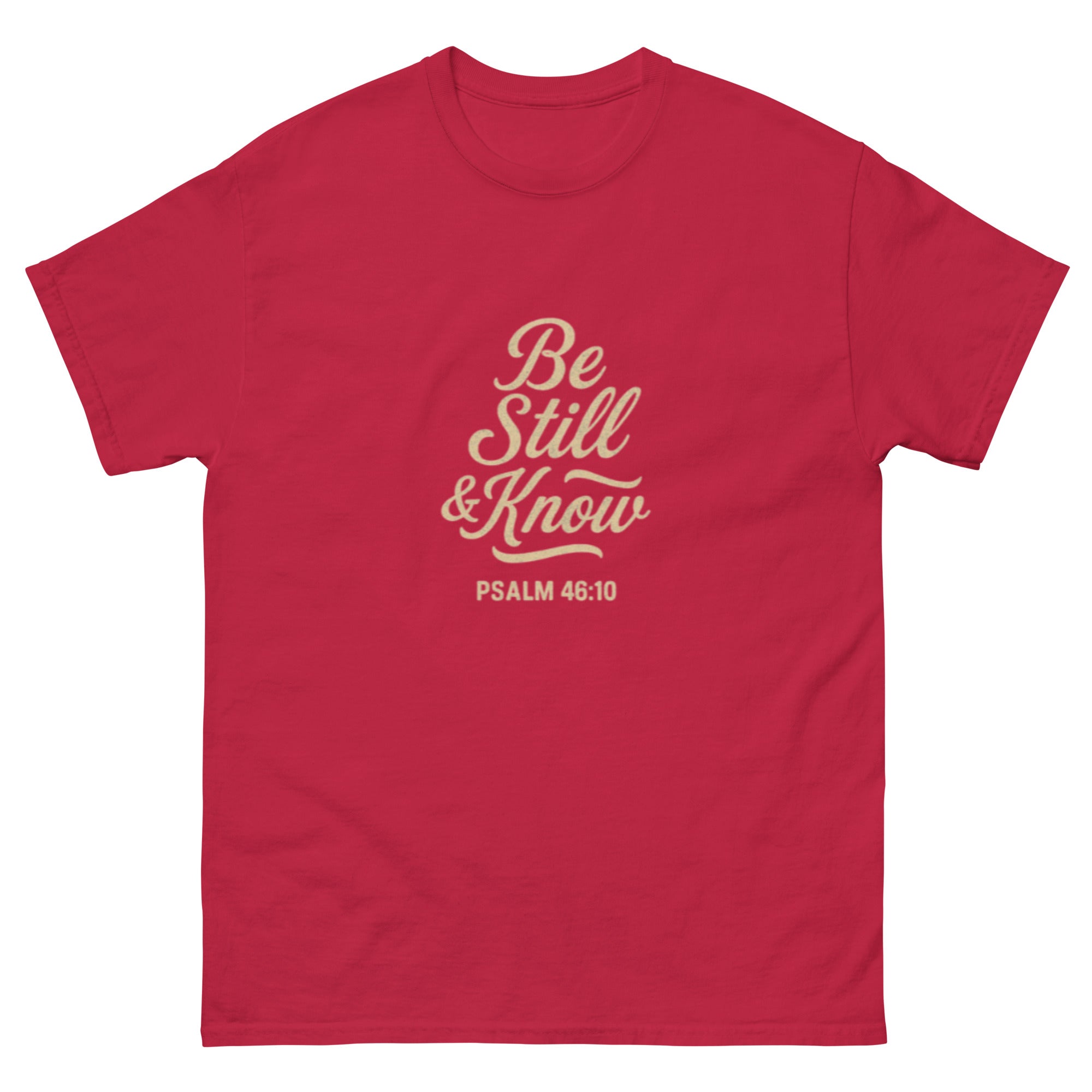 Be Still & Know - Unisex classic tee - Christian Apparel by BASR Clothing