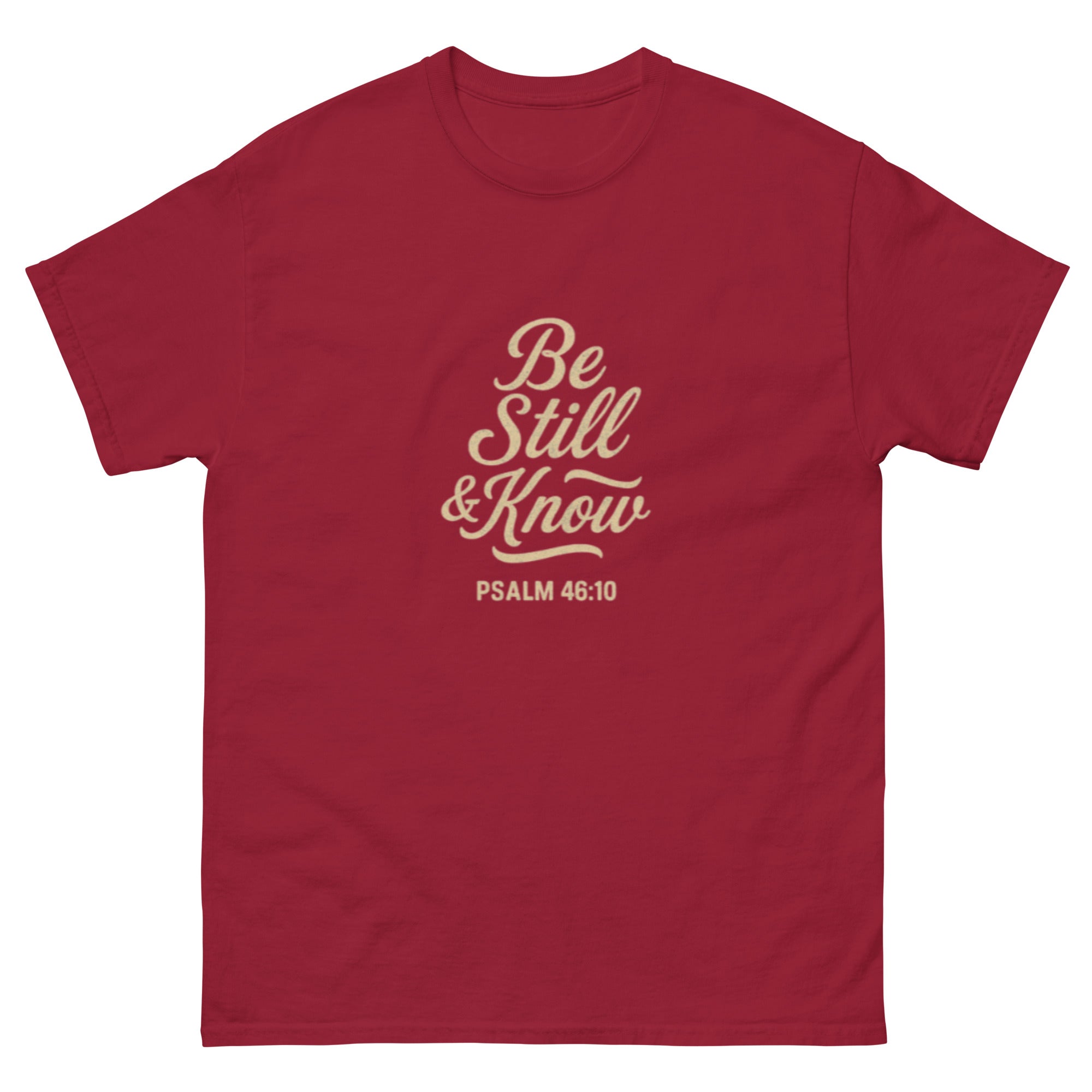 Be Still & Know - Unisex classic tee - Christian Apparel by BASR Clothing