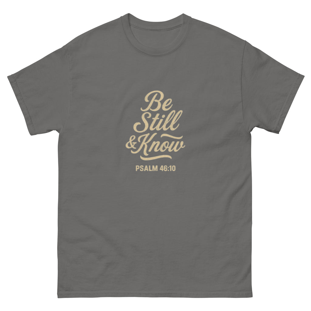 Be Still & Know - Unisex classic tee - Christian Apparel by BASR Clothing