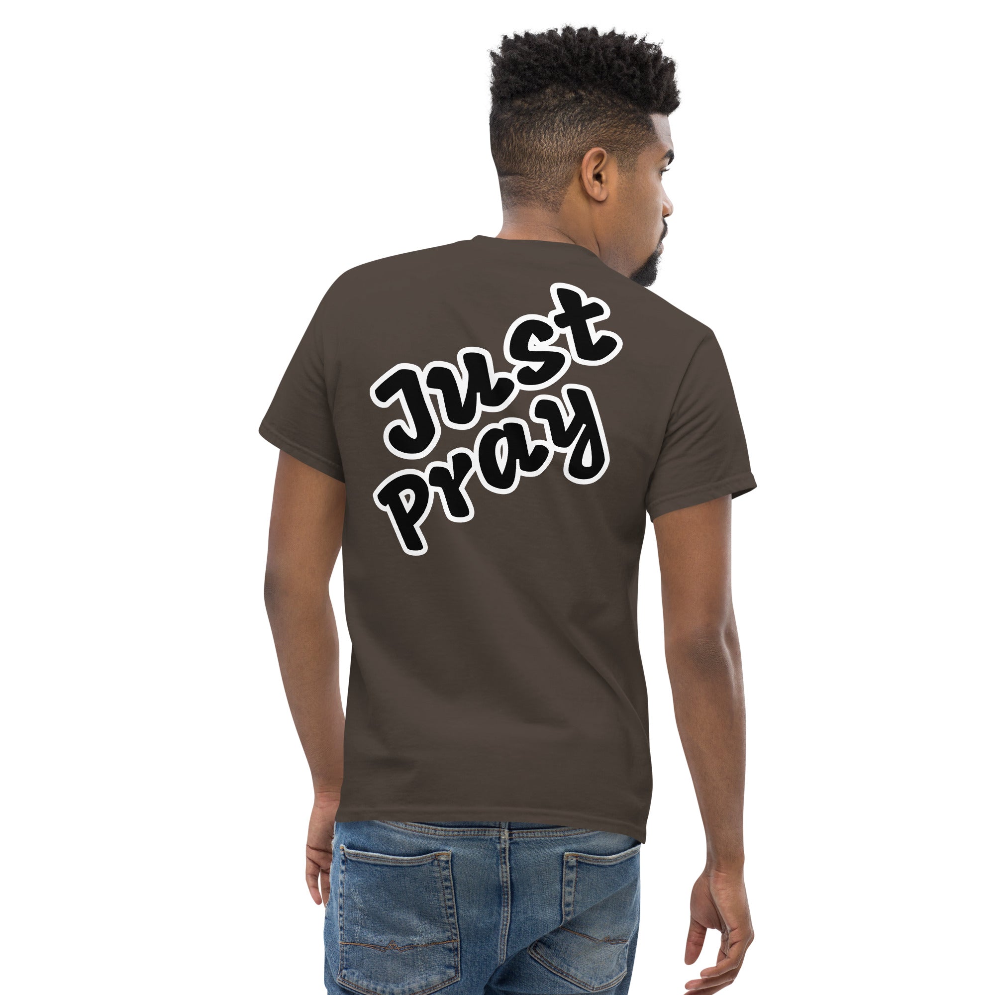 Just Pray - Unisex classic tee - Christian Apparel by BASR Clothing