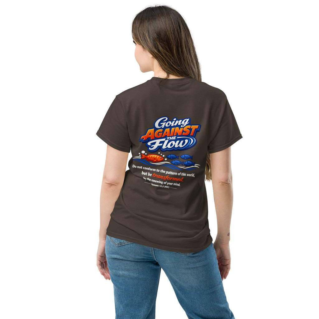 Against the Flow - Unisex classic tee - Christian Apparel by BASR Clothing