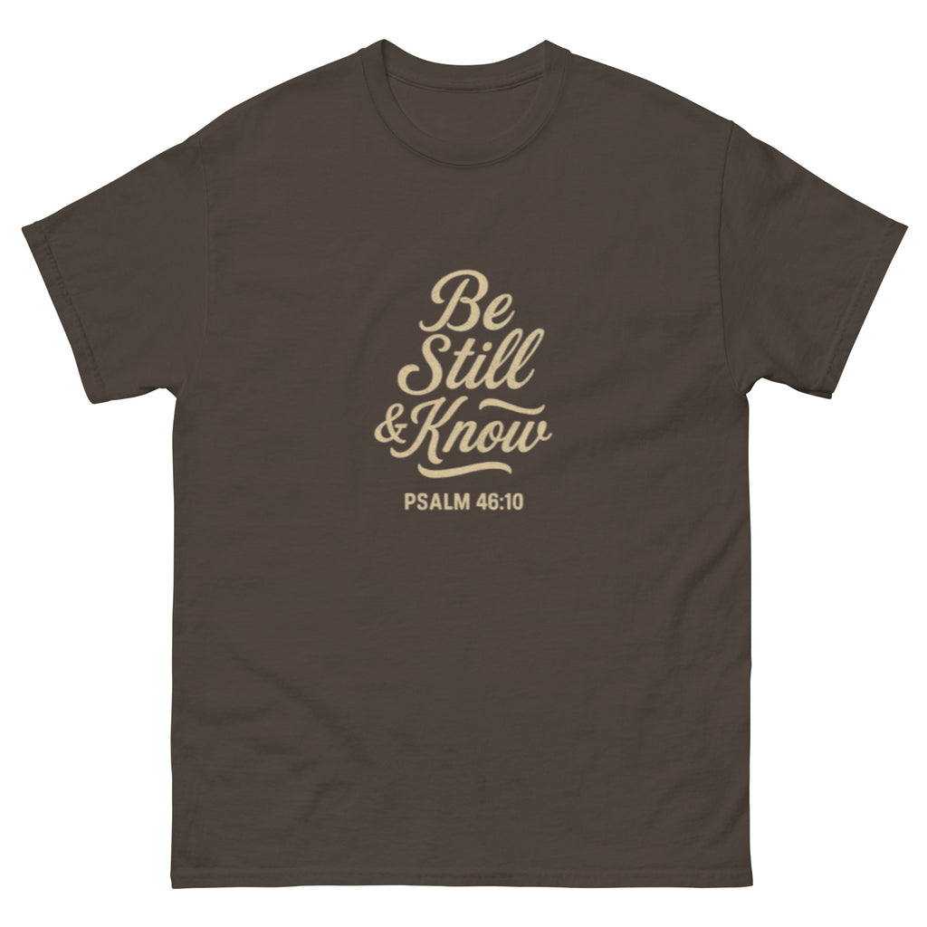 Be Still & Know - Unisex classic tee - Christian Apparel by BASR Clothing