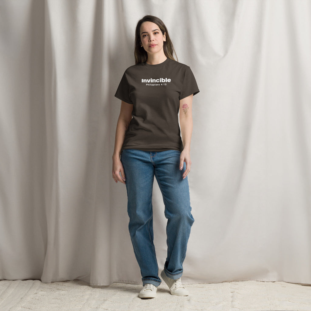 Invincible - Unisex classic tee - Christian Apparel by BASR Clothing