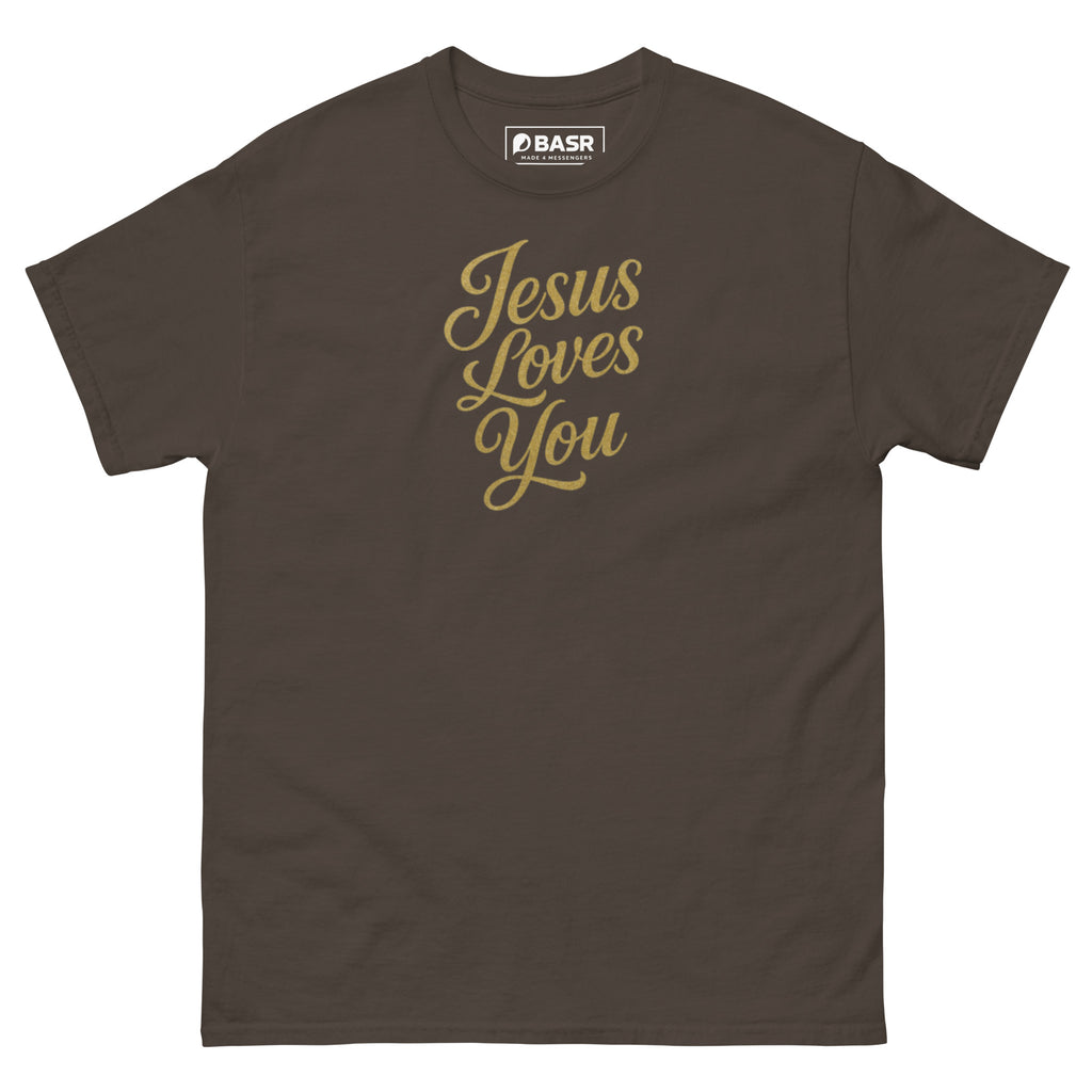 Jesus Loves You - Unisex classic tee - Christian Apparel by BASR Clothing