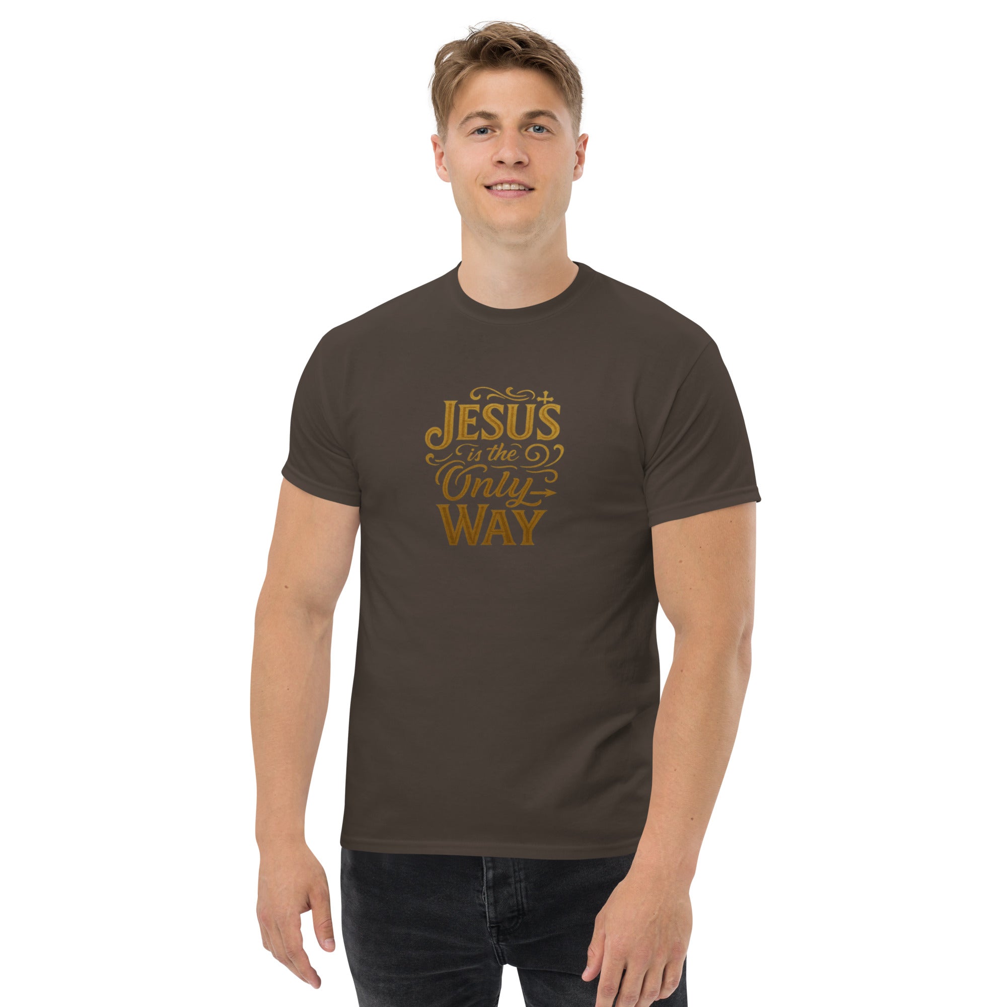 Jesus is the only Way - Unisex classic tee - Christian Apparel by BASR Clothing