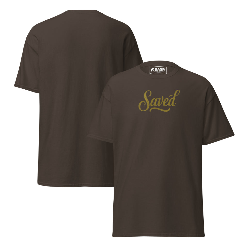 Saved - Unisex classic tee - Christian Apparel by BASR Clothing