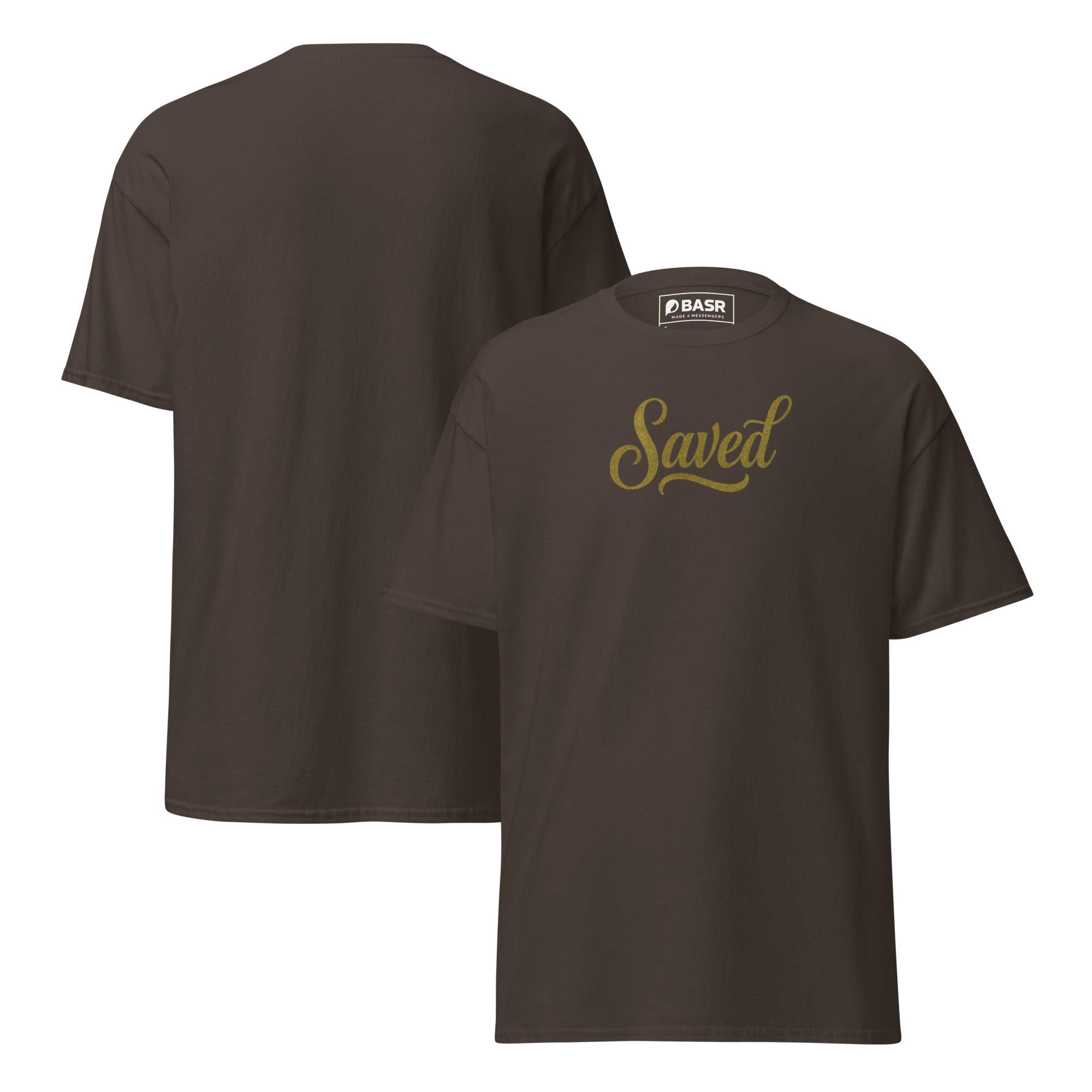 Saved - Unisex classic tee - Christian Apparel by BASR Clothing