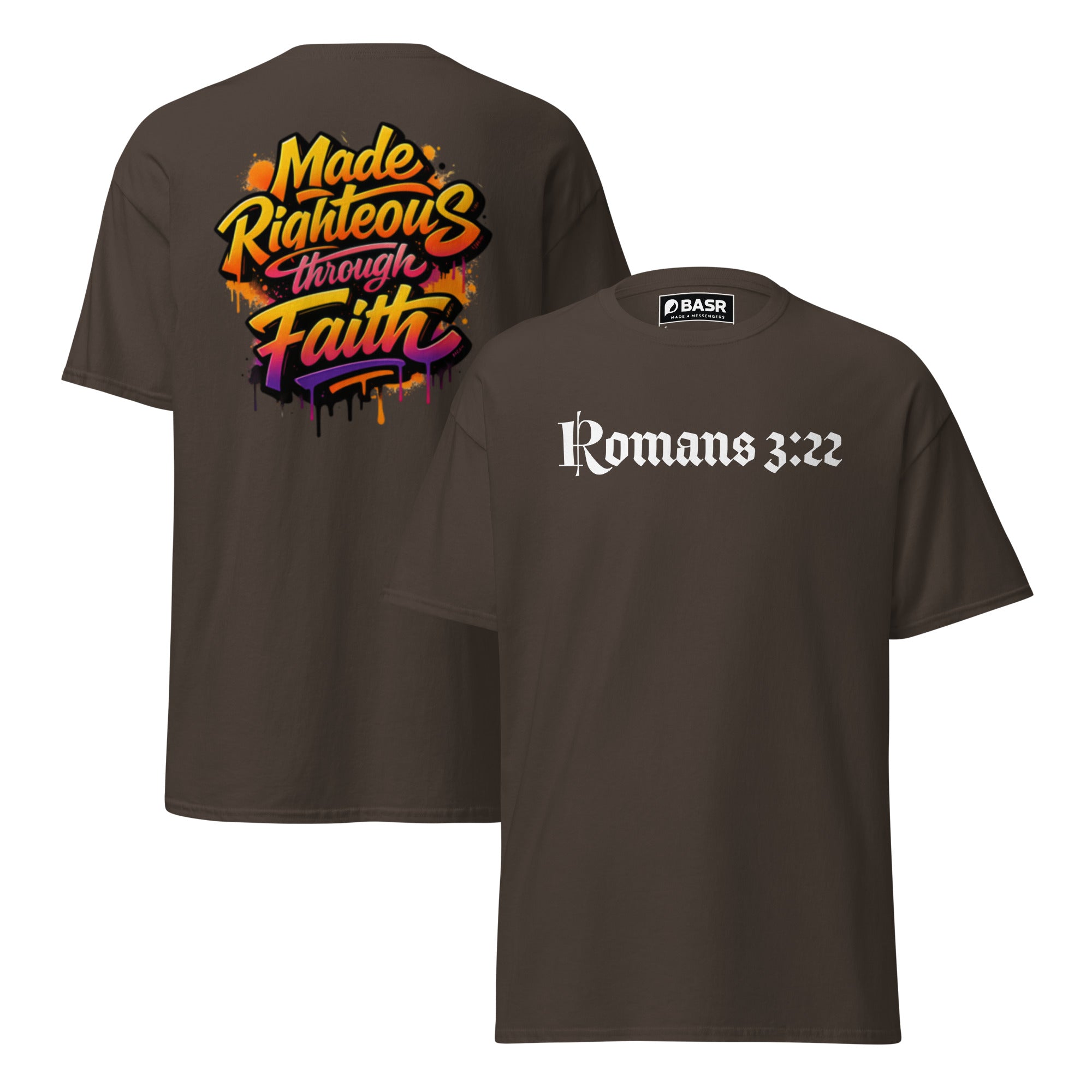 Made Righteous - Unisex classic tee - Christian Apparel by BASR Clothing
