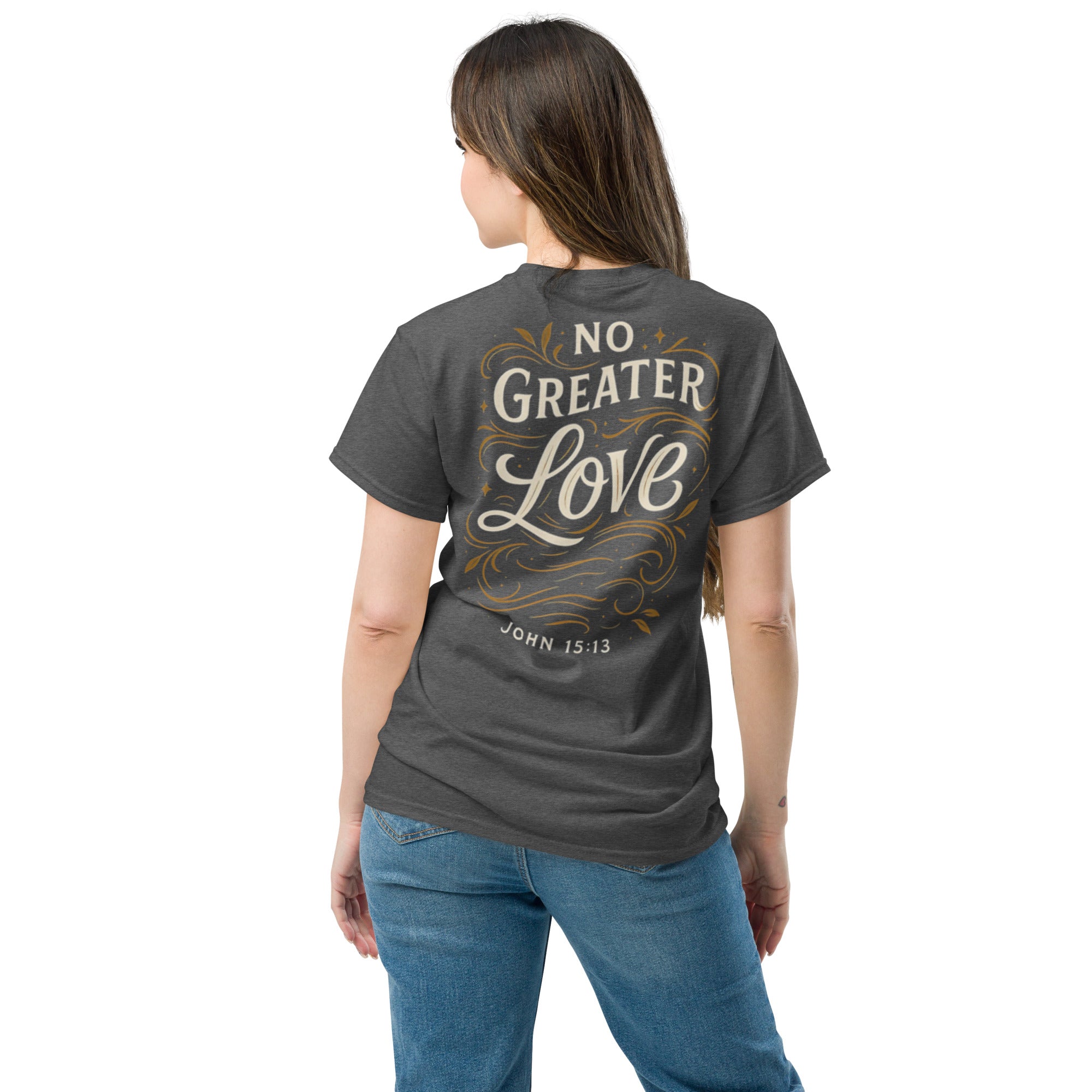 No Greater Love - Unisex classic tee - Christian Apparel by BASR Clothing
