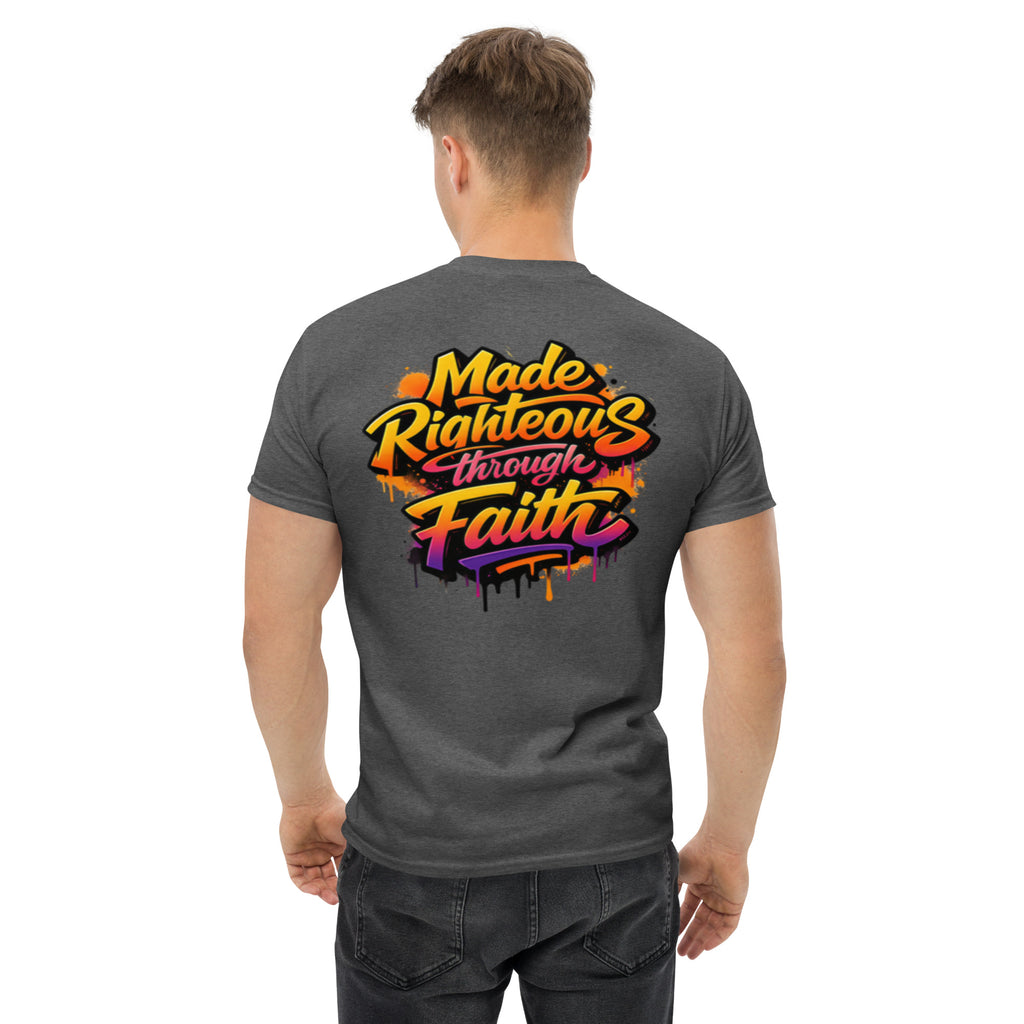 Made Righteous - Unisex classic tee - Christian Apparel by BASR Clothing