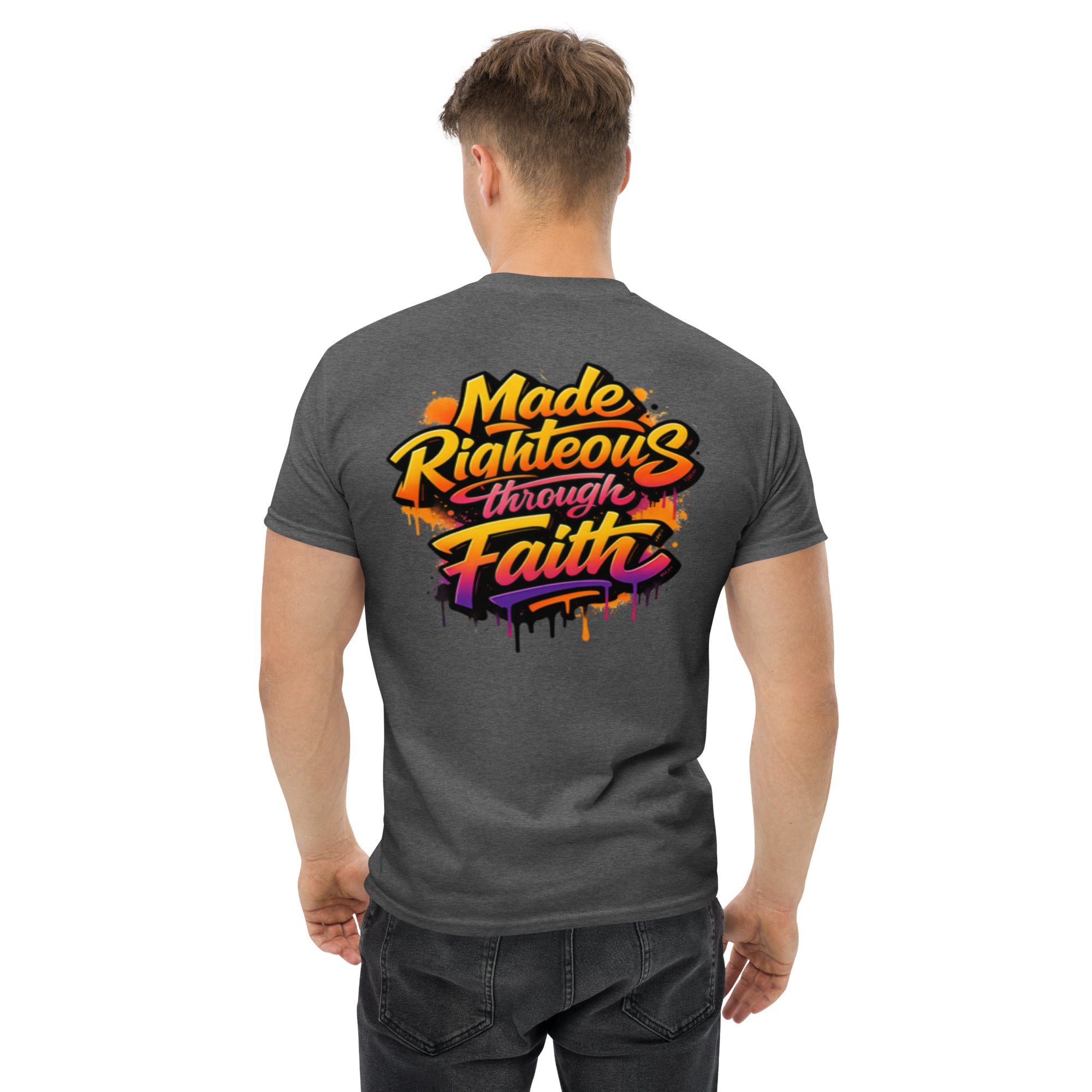 Made Righteous - Unisex classic tee - Christian Apparel by BASR Clothing