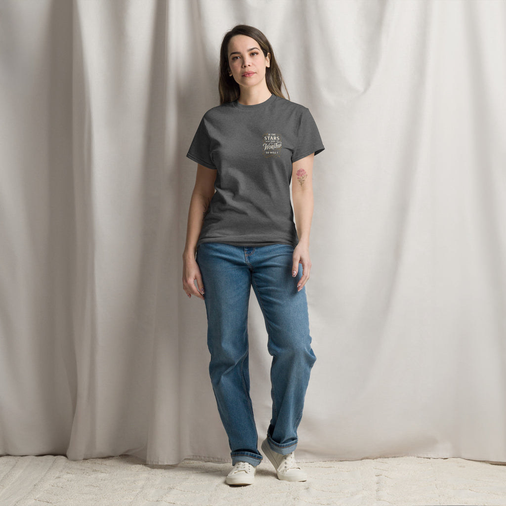 Worship - Unisex classic tee - Christian Apparel by BASR Clothing