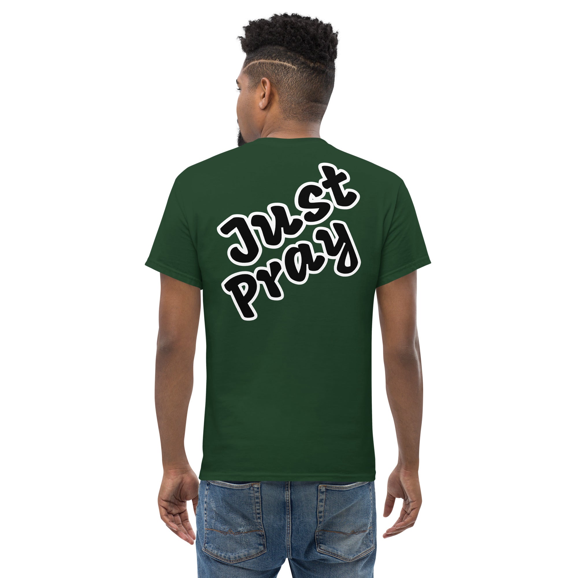 Just Pray - Unisex classic tee - Christian Apparel by BASR Clothing