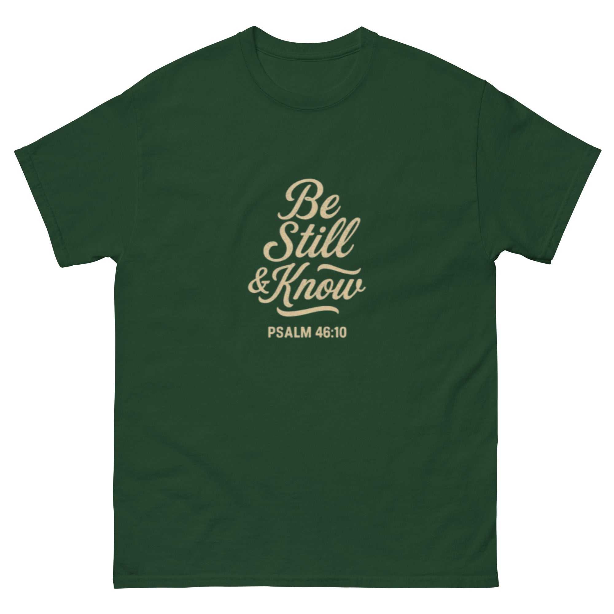 Be Still & Know - Unisex classic tee - Christian Apparel by BASR Clothing