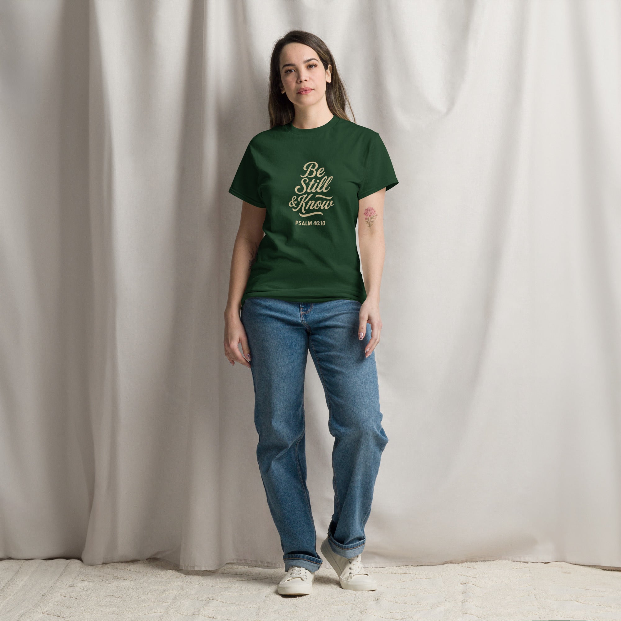 Be Still & Know - Unisex classic tee - Christian Apparel by BASR Clothing