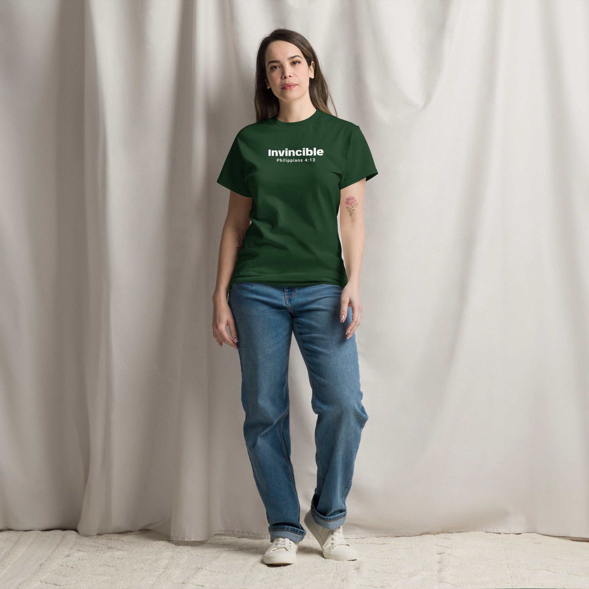 Invincible - Unisex classic tee - Christian Apparel by BASR Clothing