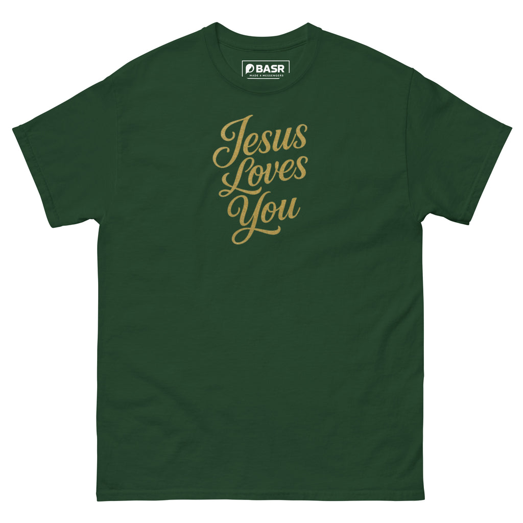 Jesus Loves You - Unisex classic tee - Christian Apparel by BASR Clothing
