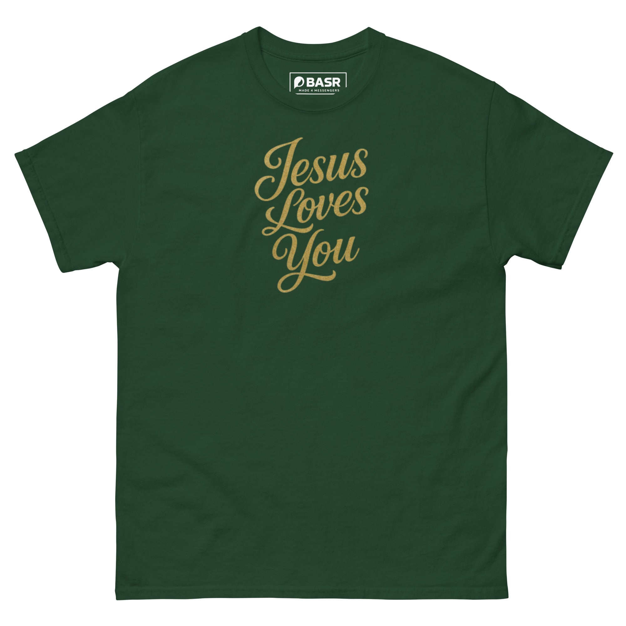Jesus Loves You - Unisex classic tee - Christian Apparel by BASR Clothing