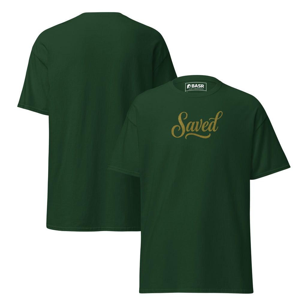 Saved - Unisex classic tee - Christian Apparel by BASR Clothing