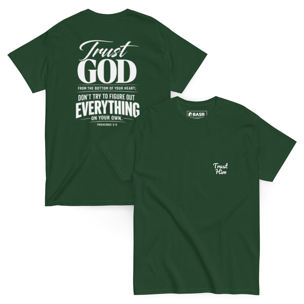 Trust Him - Unisex classic tee - Christian Apparel by BASR Clothing