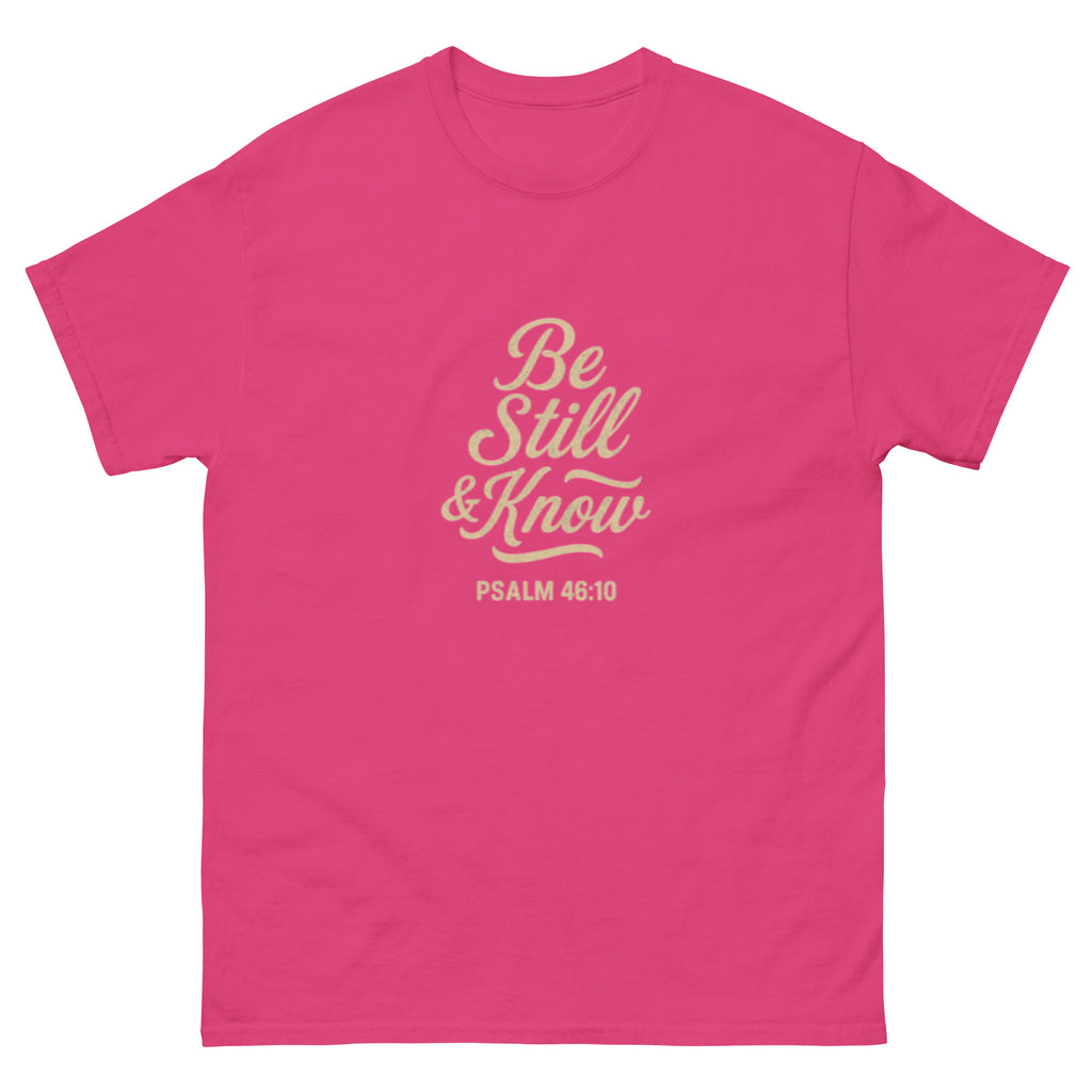 Be Still & Know - Unisex classic tee - Christian Apparel by BASR Clothing