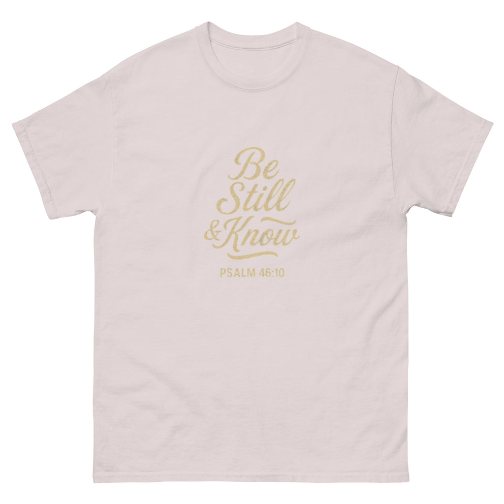 Be Still & Know - Unisex classic tee - Christian Apparel by BASR Clothing