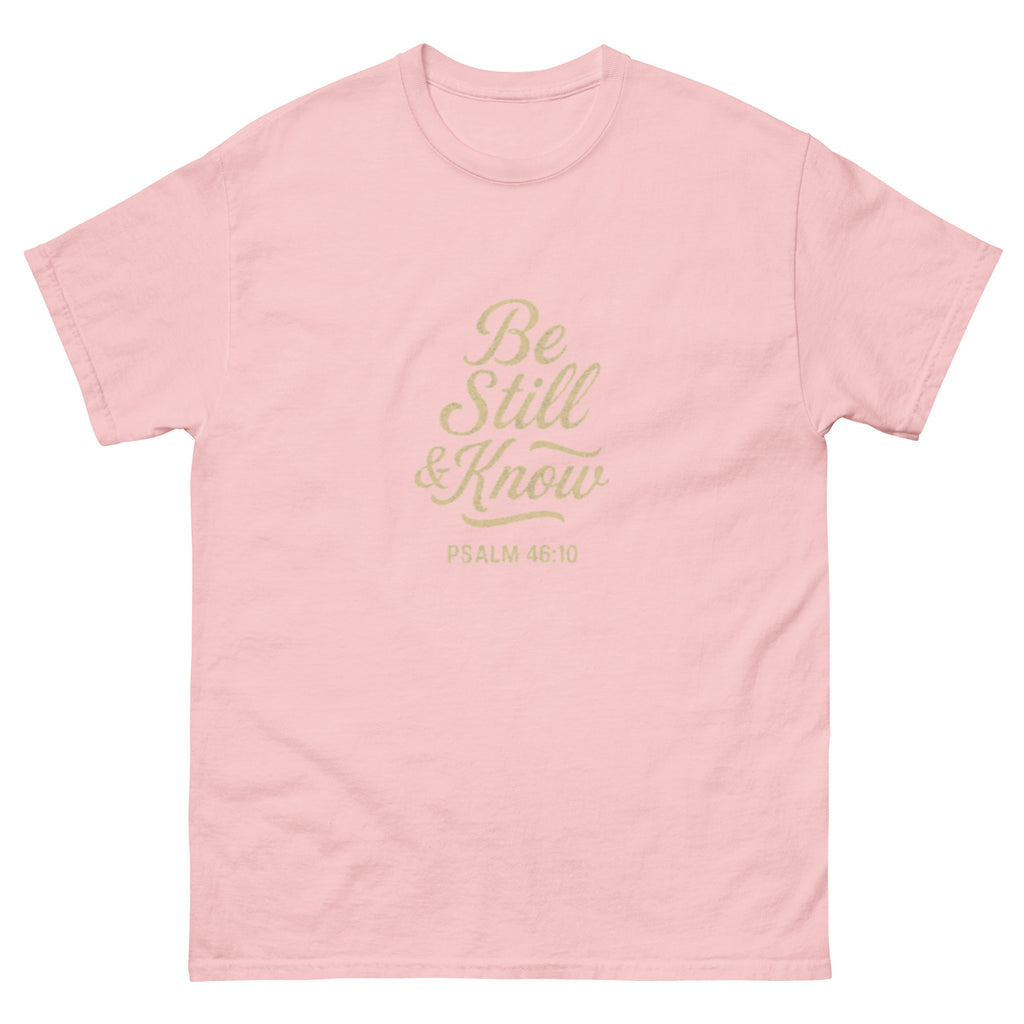 Be Still & Know - Unisex classic tee - Christian Apparel by BASR Clothing
