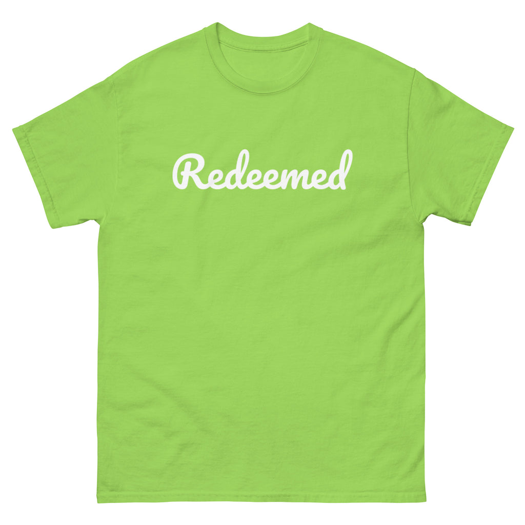Redeemed - Unisex classic tee - Christian Apparel by BASR Clothing