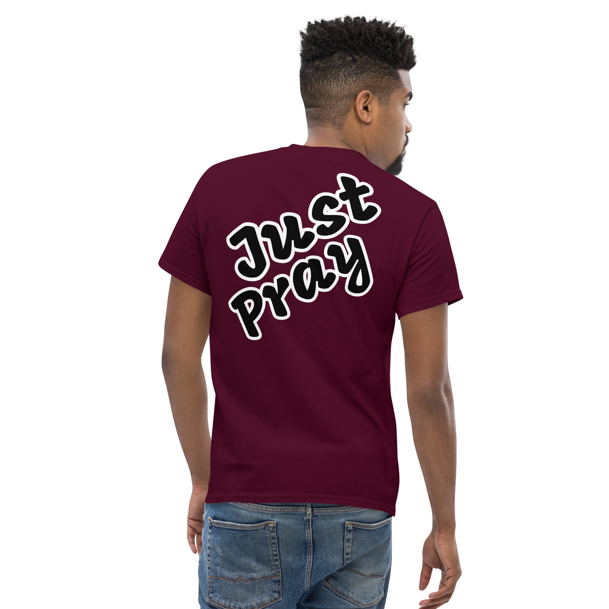 Just Pray - Unisex classic tee - Christian Apparel by BASR Clothing