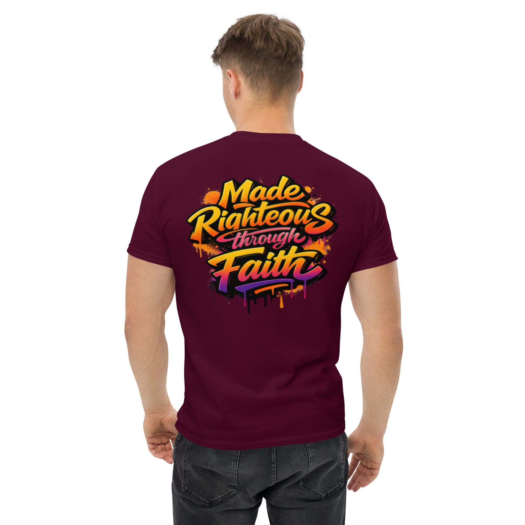 Made Righteous - Unisex classic tee - Christian Apparel by BASR Clothing
