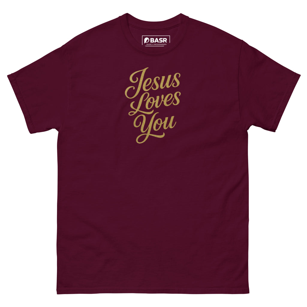 Jesus Loves You - Unisex classic tee - Christian Apparel by BASR Clothing