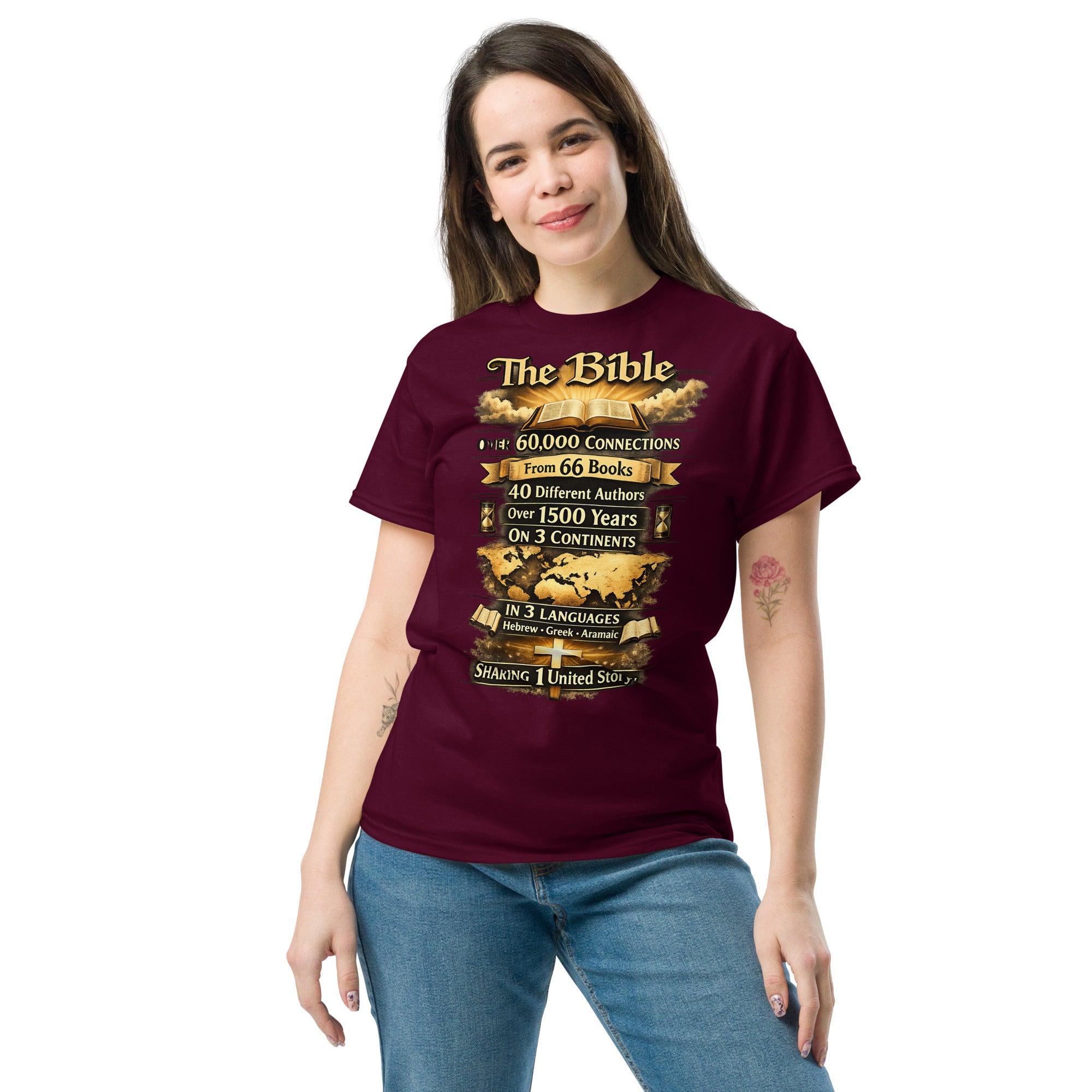 The Bible - Unisex classic tee - Christian Apparel by BASR Clothing