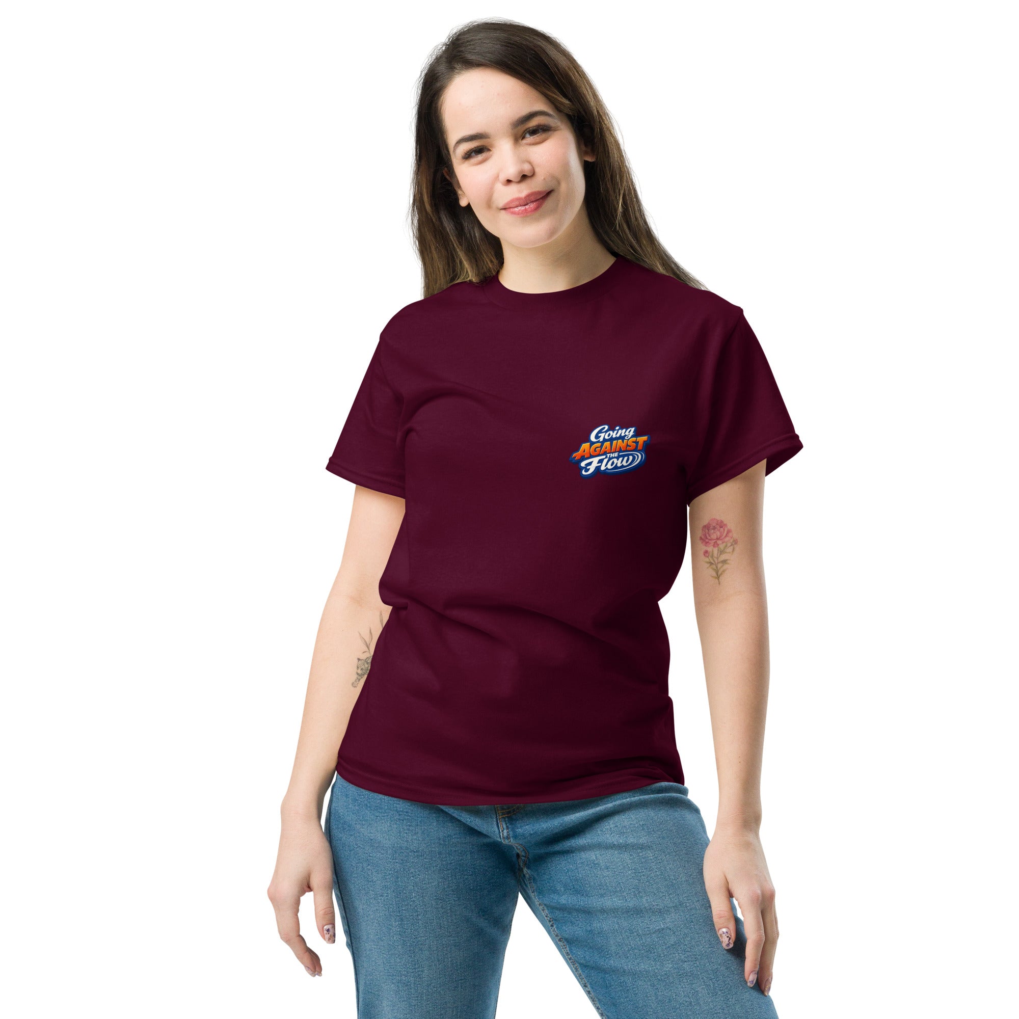 Against the Flow - Unisex classic tee - Christian Apparel by BASR Clothing
