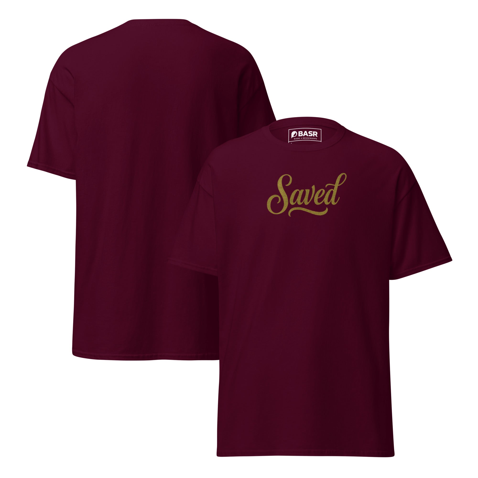 Saved - Unisex classic tee - Christian Apparel by BASR Clothing