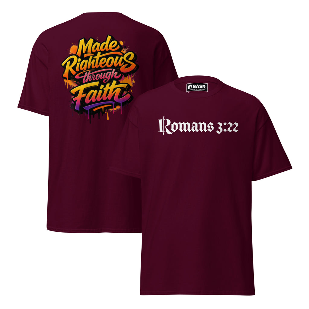 Made Righteous - Unisex classic tee - Christian Apparel by BASR Clothing