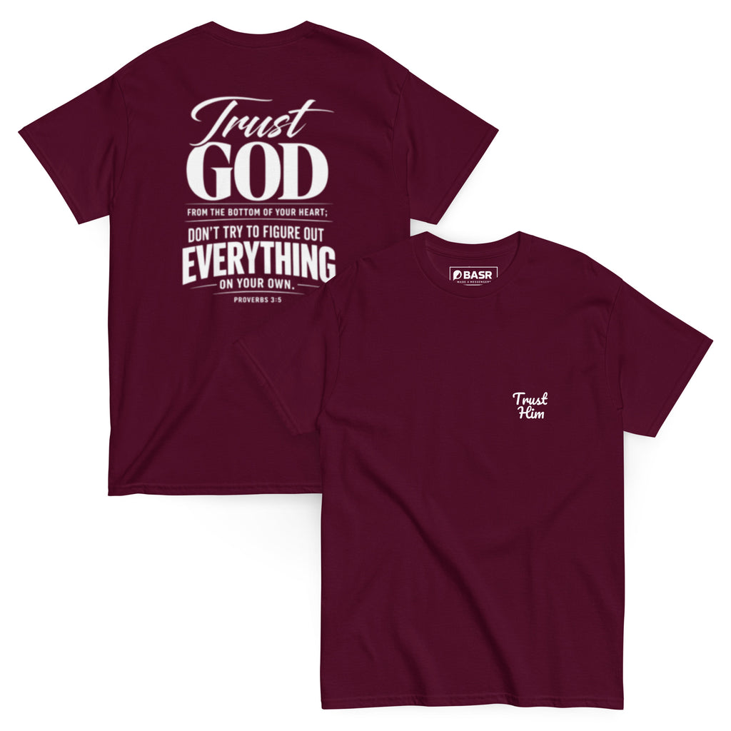 Trust Him - Unisex classic tee - Christian Apparel by BASR Clothing