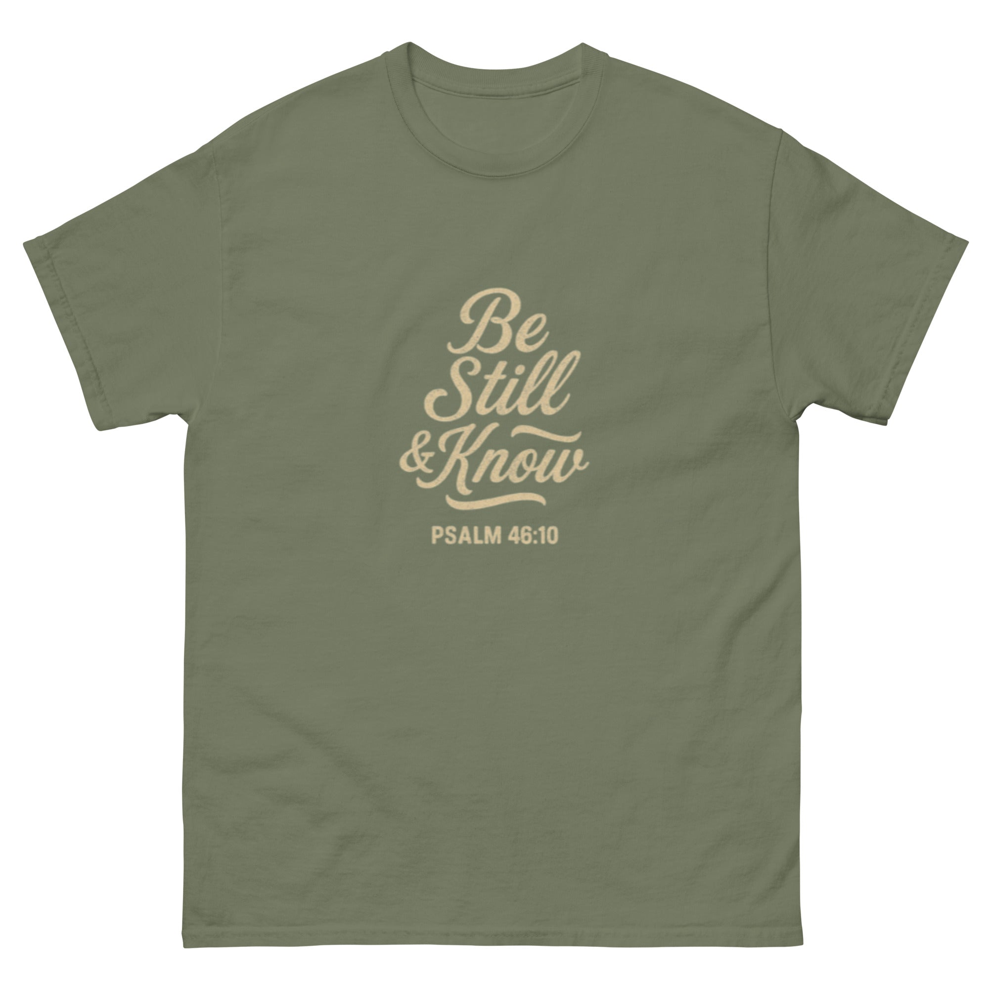 Be Still & Know - Unisex classic tee - Christian Apparel by BASR Clothing