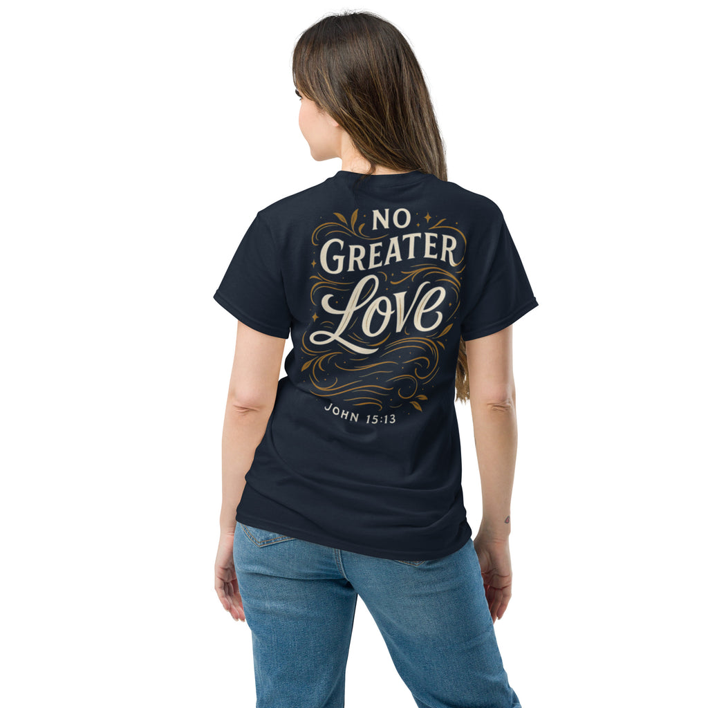 No Greater Love - Unisex classic tee - Christian Apparel by BASR Clothing