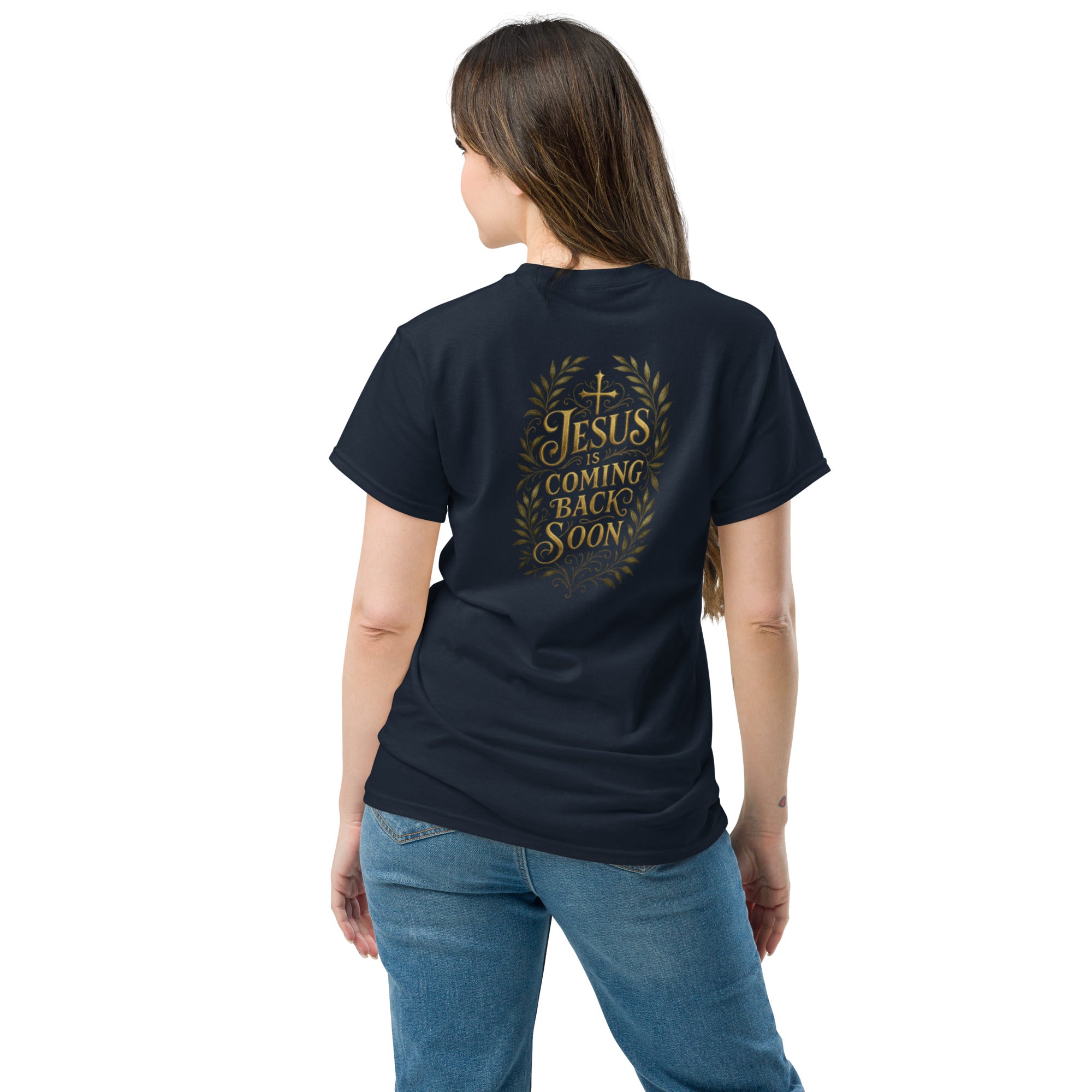 Jesus is coming back soon - Unisex classic tee - Christian Apparel by BASR Clothing