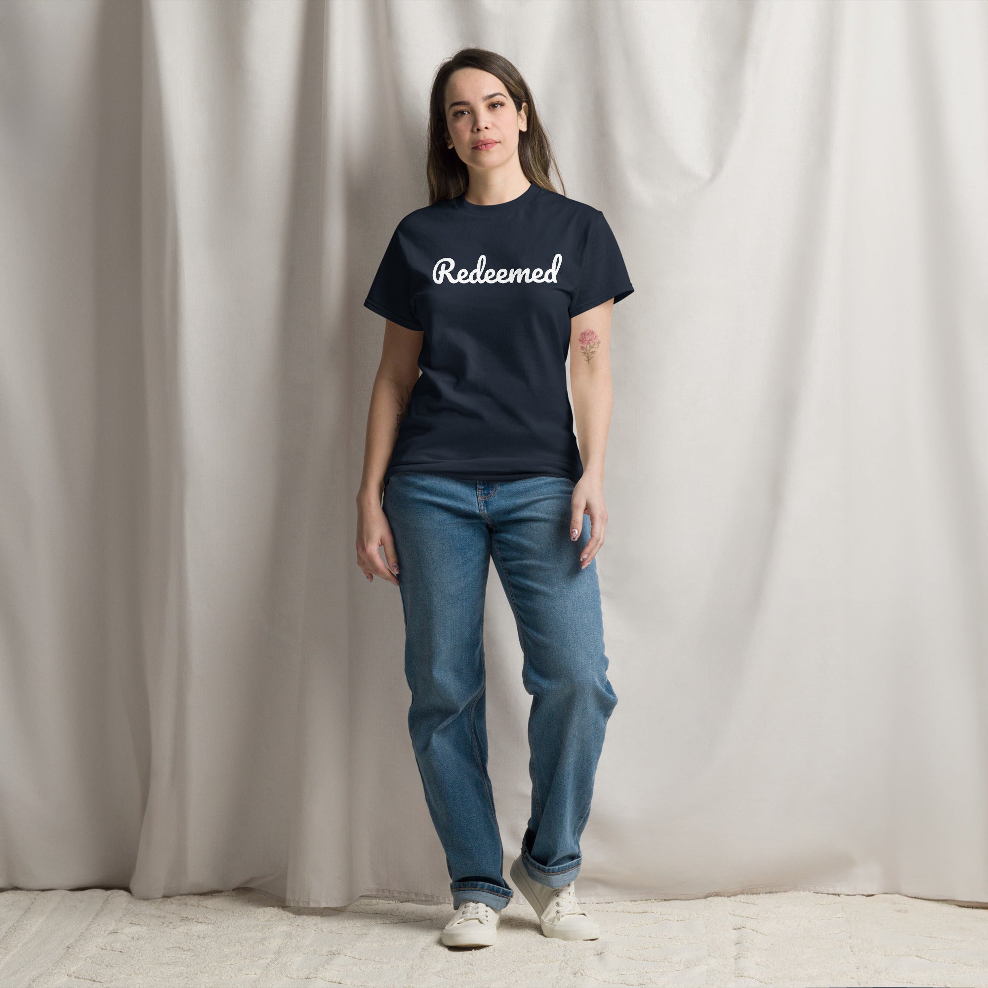 Redeemed - Unisex classic tee - Christian Apparel by BASR Clothing