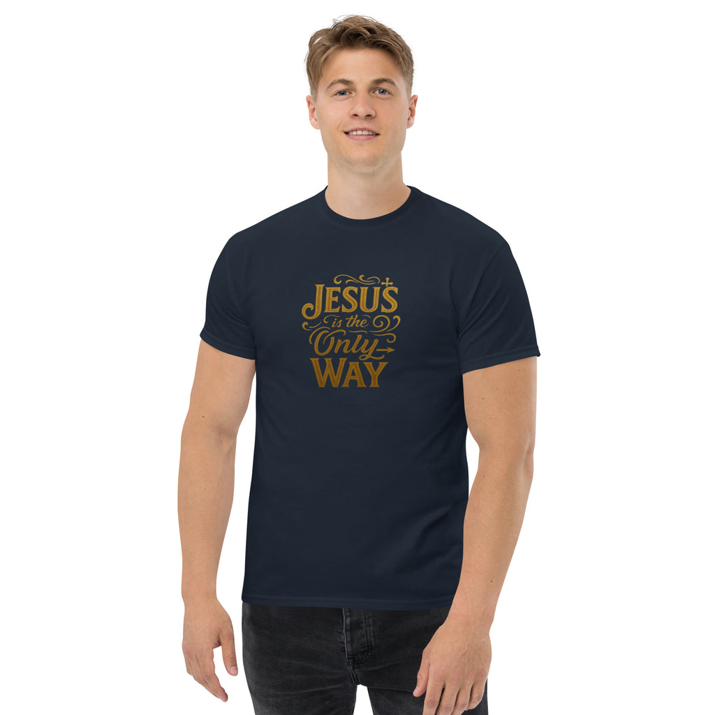 Jesus is the only Way - Unisex classic tee - Christian Apparel by BASR Clothing