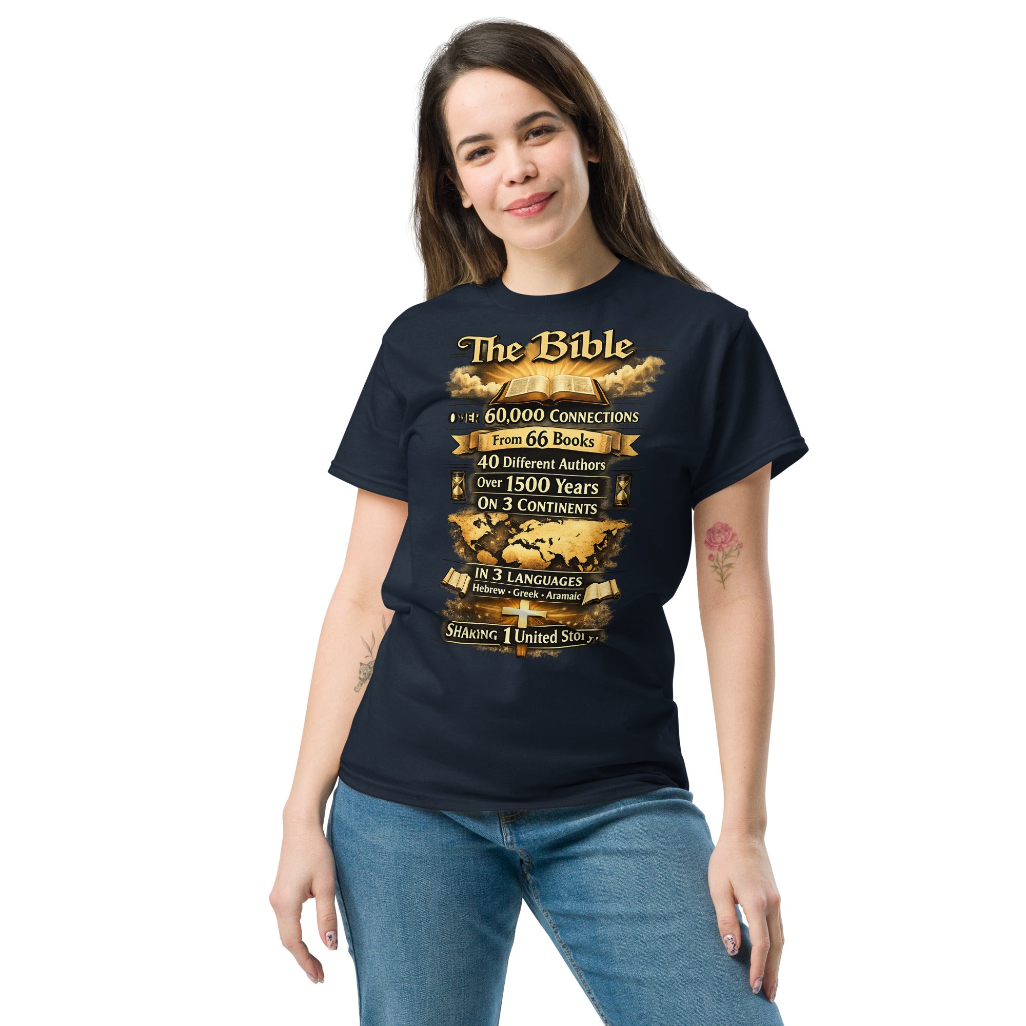 The Bible - Unisex classic tee - Christian Apparel by BASR Clothing
