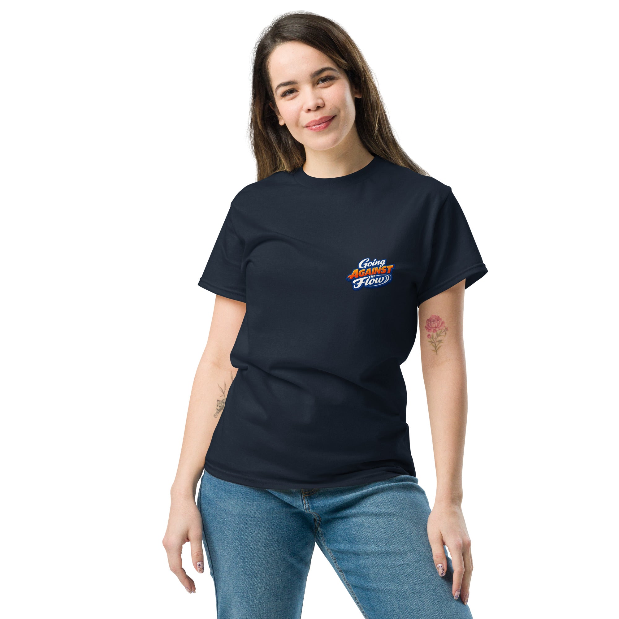 Against the Flow - Unisex classic tee - Christian Apparel by BASR Clothing