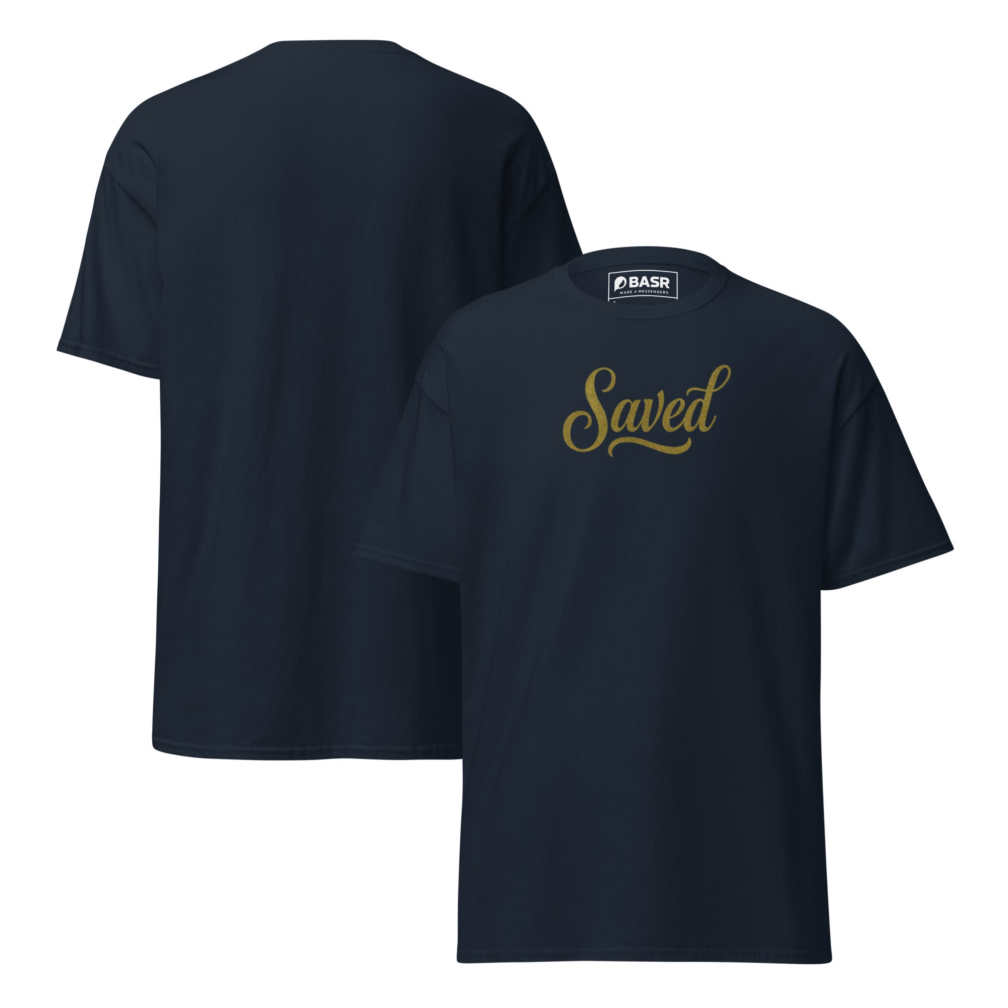 Saved - Unisex classic tee - Christian Apparel by BASR Clothing