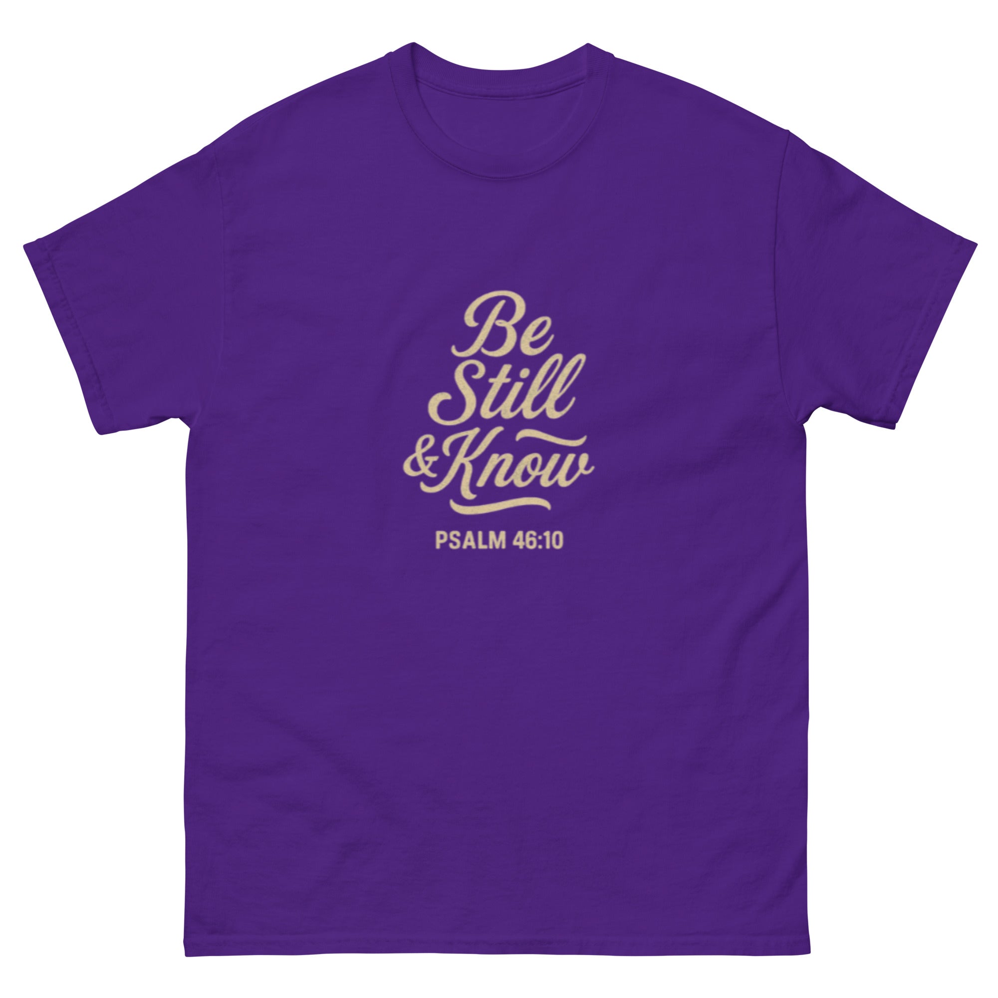 Be Still & Know - Unisex classic tee - Christian Apparel by BASR Clothing