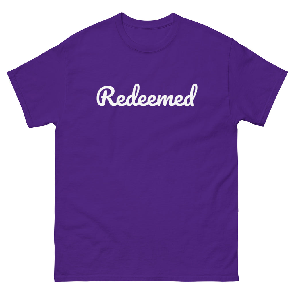 Redeemed - Unisex classic tee - Christian Apparel by BASR Clothing