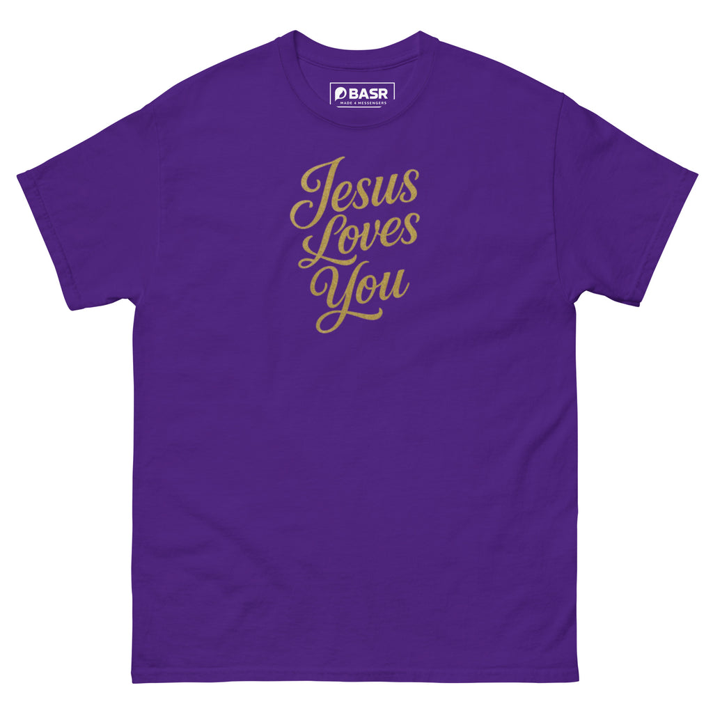 Jesus Loves You - Unisex classic tee - Christian Apparel by BASR Clothing