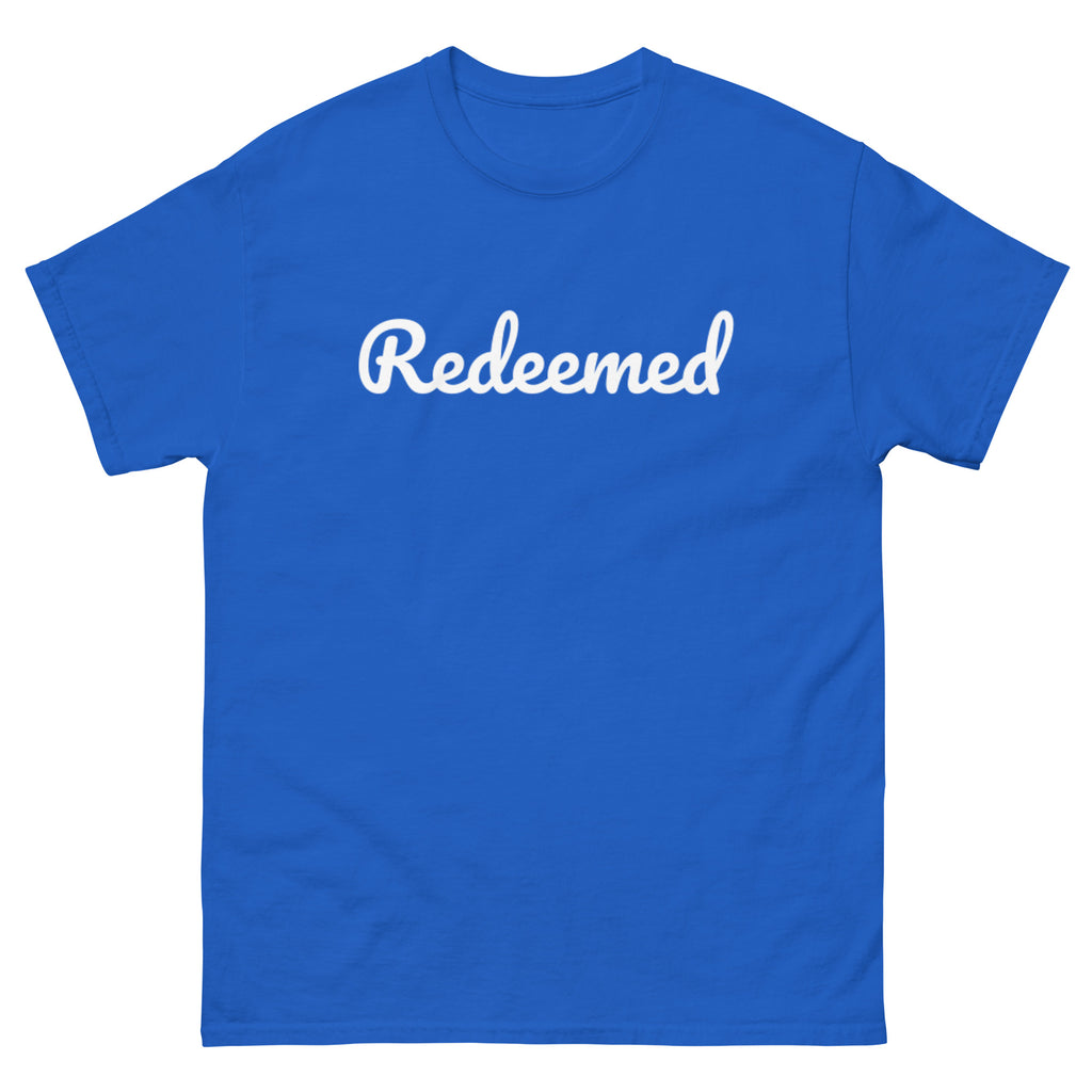 Redeemed - Unisex classic tee - Christian Apparel by BASR Clothing