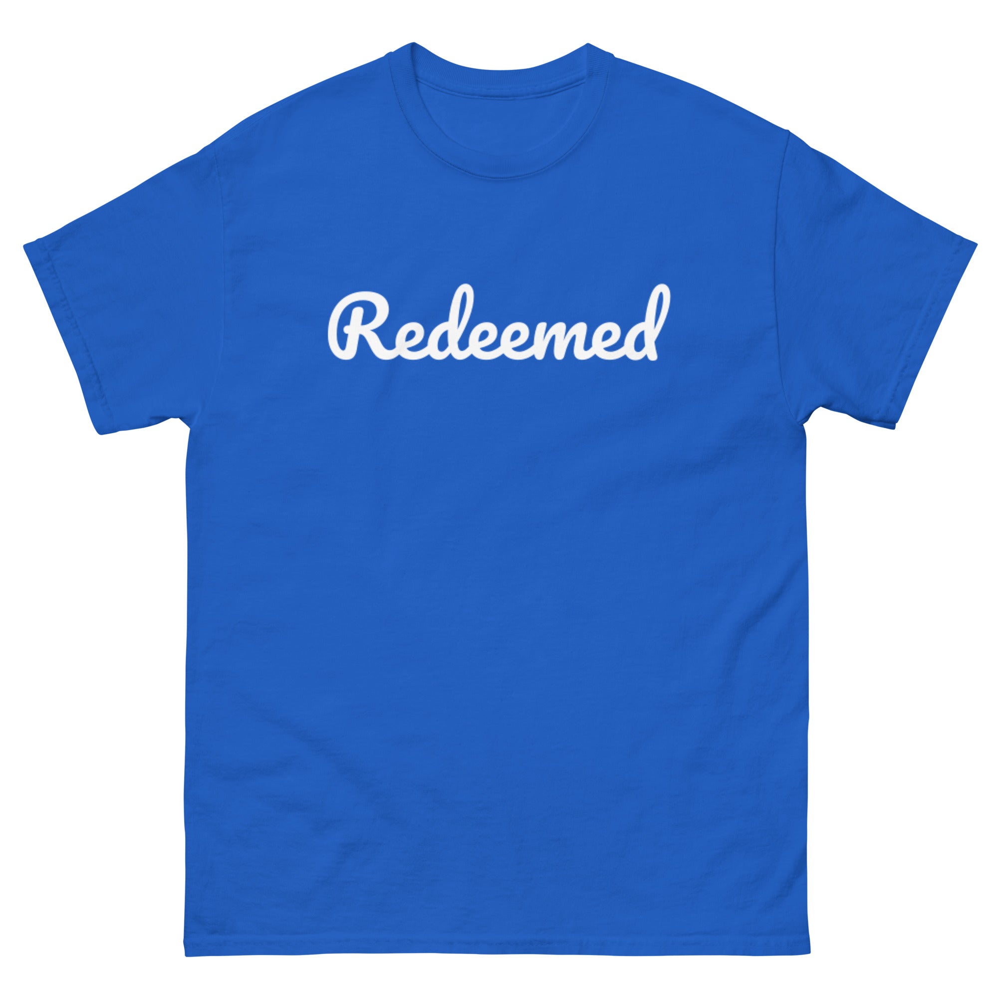 Redeemed - Unisex classic tee - Christian Apparel by BASR Clothing